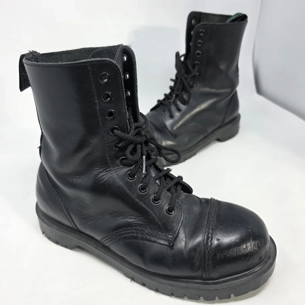 Getta Grip Vintage 80s/90s Punk Boots Steel To Size UK 8 US Men 9